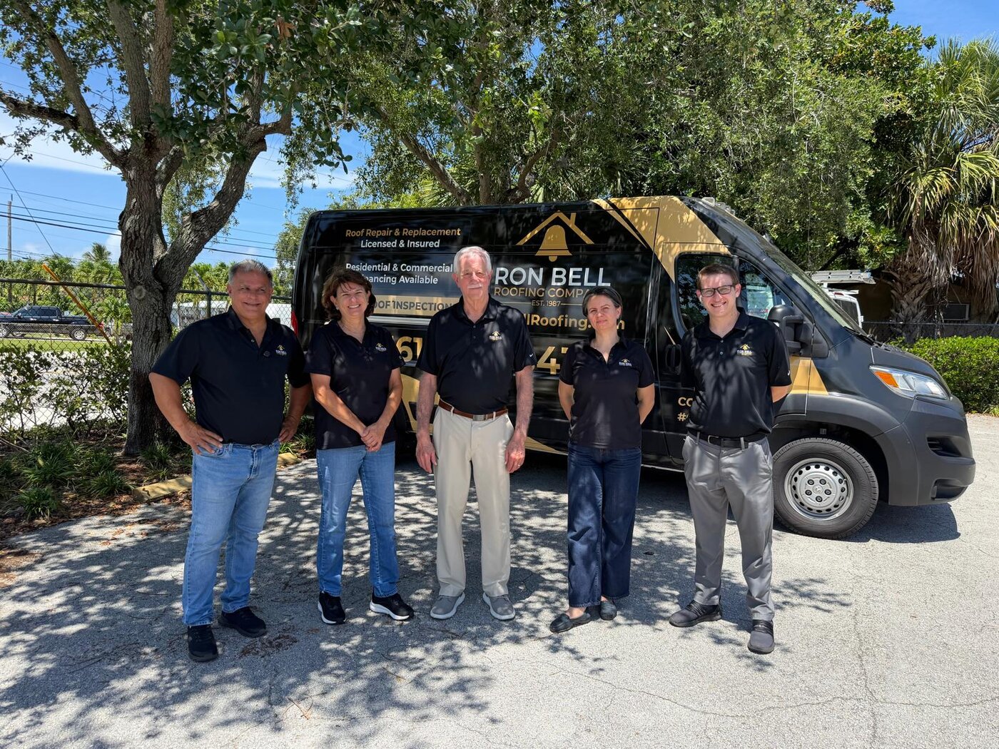 The Ron Bell Roofing team in Delray Beach, Florida