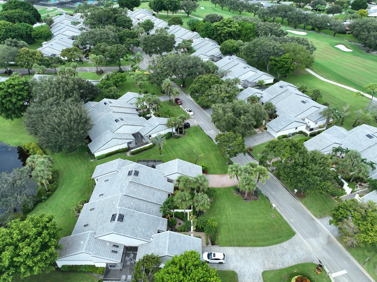 HOA townhome community roof replacement in South Florida