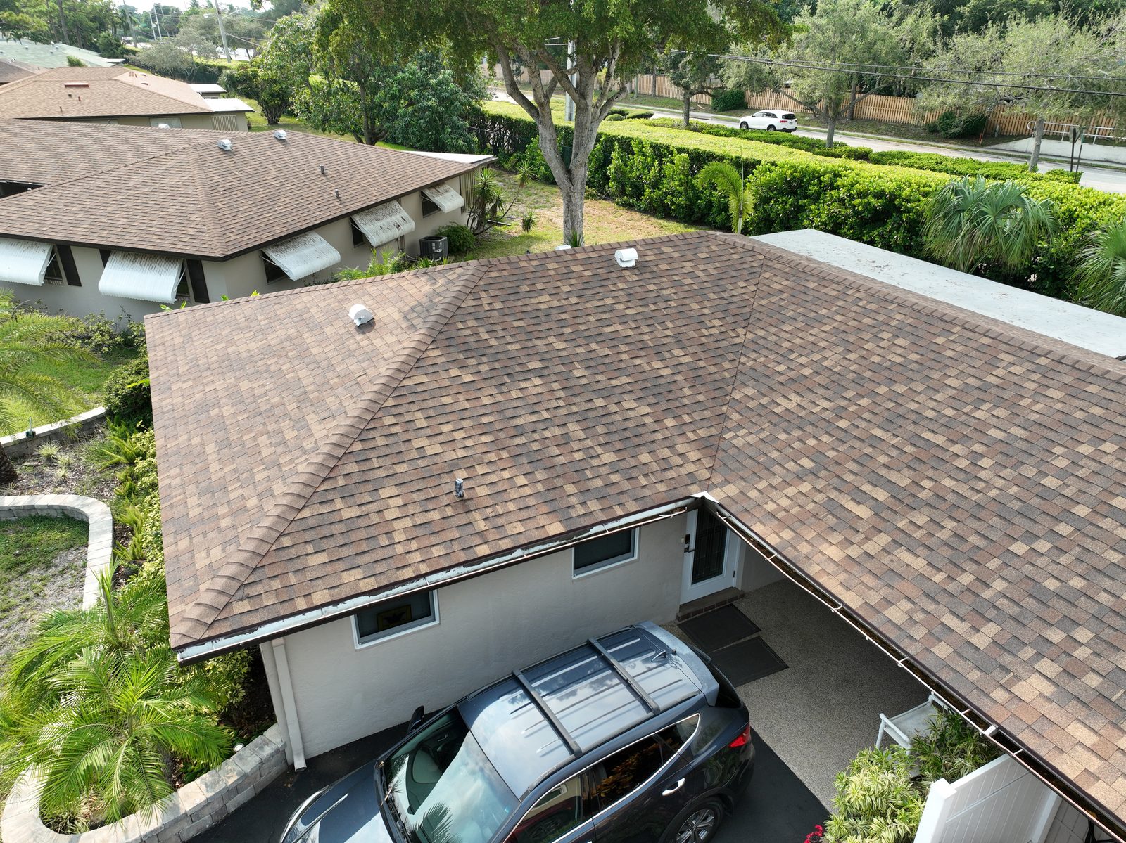 Shingle roof replacement on a South Florida single family home