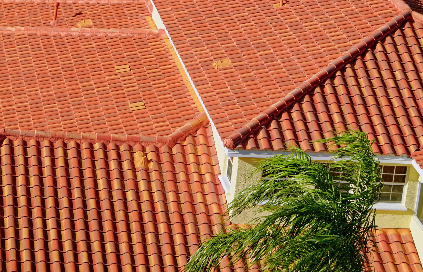 Tile roof on a South Florida home