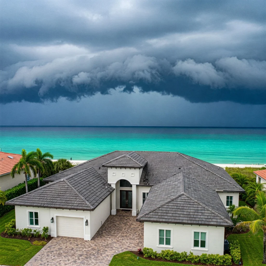 delray beach roof leak, roof hail damage, ron bell roofing, roofing contractor